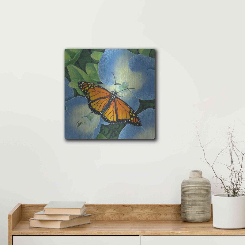 «Butterfly» par Durwood Coffey, H 12 po x l 12 po