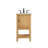 19'' Single Bathroom Vanity with Carrara Marble Top-572564509