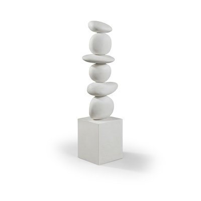 Torix Cream Concrete Sculpture