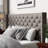 Kaster Upholstered Linen Wingback Headboard-935486851-935486911