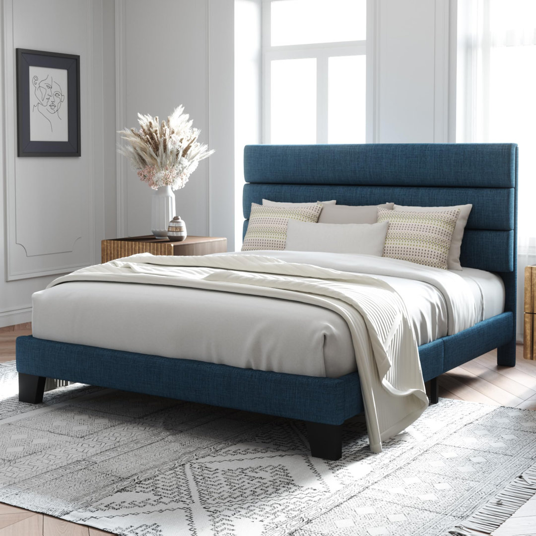 Breeauna 43.3" Steel Bed Frame Latitude Run® 