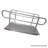 Titan Ramps 6 Foot Aluminum Wheelchair Entry Ramp, One Piece, 850 Pound Capacity
