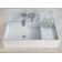 ADM Bathroom 15.7'' Resin Square Bathroom Sink