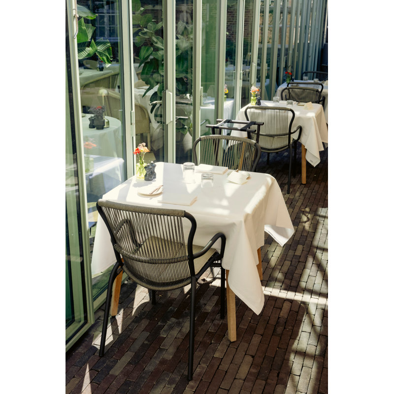 Loop Outdoor Dining Armchair, Gray