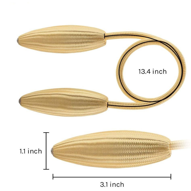 Valadez Metal Strips Curtain Tieback