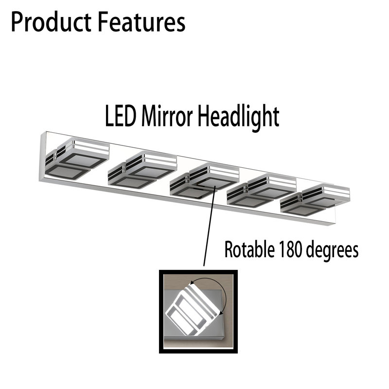 5 - Light LED Bath Bar
