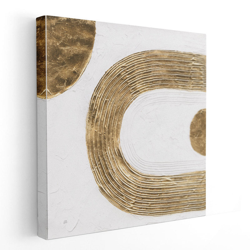 «White on White II», reproduction d'art sur toile, H 40 po x l 40 po