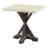 Moshannon 24" Espresso And White Faux Marble Square End Table