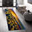Exquisite Non Woven Thin Type Printed Rug with Intricate Floral and Border Design for Modern and Traditional Home Decor-487368076