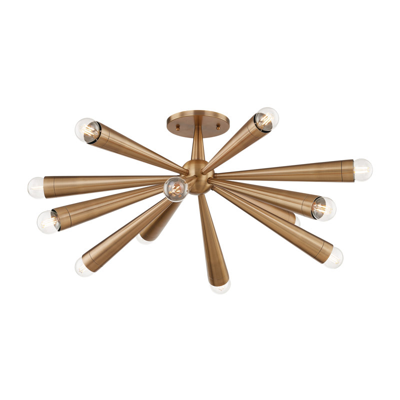 Keanu 30.25" 12-Light Flush Mount