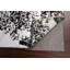 Tapis de couloir noir / blanc noué à la main de conception unique 2 pi 9 po x 10 pi 6 po New Age