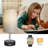 3-Color Temperature Table Lamp with USB A Port and C Port-744471357