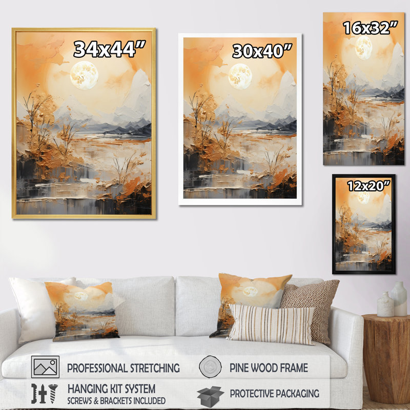 Ignat " Sunrise Golden Hour Collage I ", Black Picture Framed, 20" H x 12" W x 1" D