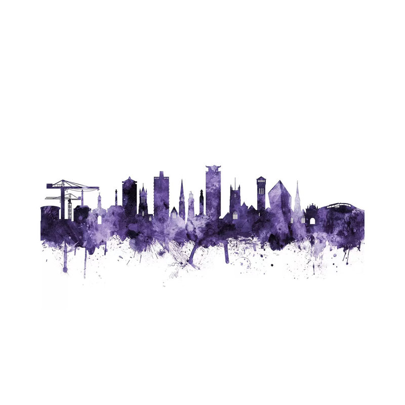 Plymouth, England Skyline by Michael Tompsett - Wrapped Canvas Gallery-Wrapped Canvas Giclée