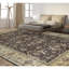 Tapis brun et beige de haute qualité noué à la main
