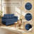 Corduroy Modular Sofa Chair Single Armchair With Armrests-1364367881
