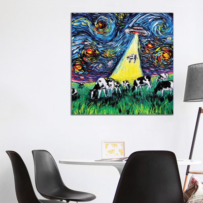 Van Gogh Was Never Abducted by Aja Trier - Painting Print