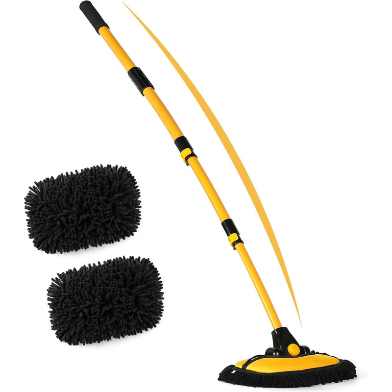 56.7" Car Wash Brush Mop Kit