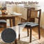 Hand-Woven Rope Dining Chair with Upholstered Seat-1398376805