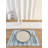 Acrylic Striped Rectangle Placemat-100487143
