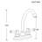 Widespread Bathroom Faucet