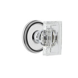 Grandeur Concealed Screw Mechanism Rectangular Knob with Circle Rosette