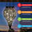 Exhart Solar Clear Glass Hanging Lantern, 6.5 by 23.5 Inches