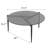 Bjarnhildur Glass Top Single Coffee Table-1939300253
