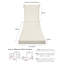 Coussin de chaise longue d'extérieur - Résistant aux intempéries, réversible, confort moelleux - Basics by Wayfair ™-524570712-524572591