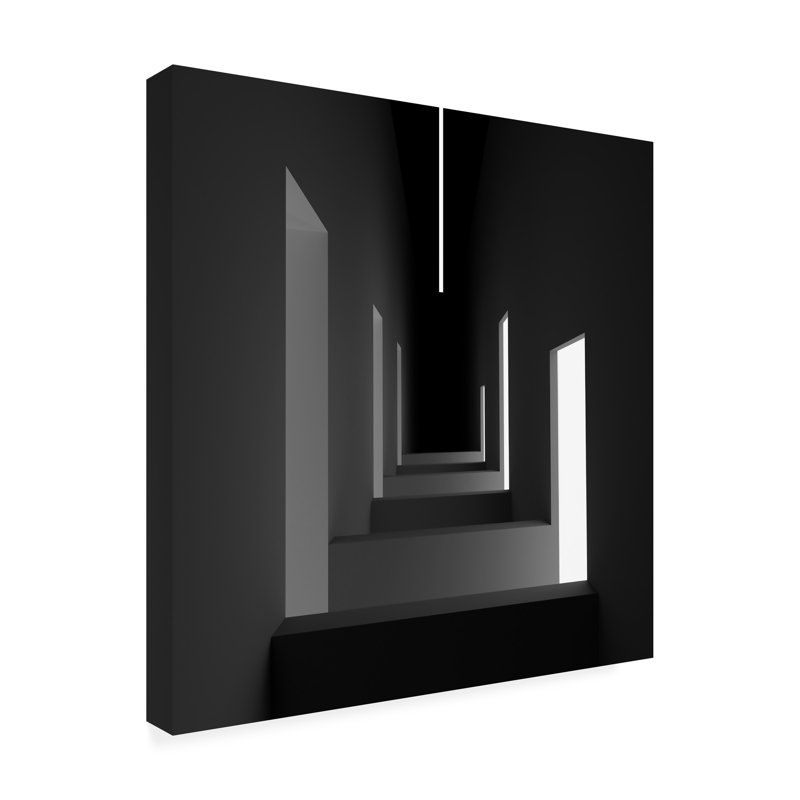 Art sur toile asymétrique Antonyus Bunjamin, H 18 po x l 18 po