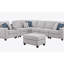 Canapé modulaire avec repose-pieds Reedsport-546071465
