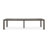 Mirror Image 124 " Extendable Eucalyptus Rectangular Solid Wood Top with Solid Wood Base Dining Table