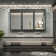 Chouchanik Recessed and Surface Framed 3 Door Medicine Cabinet with Mirror and Shelves