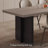 Modern simple rectangular solid wood slate tabletop-1051637088