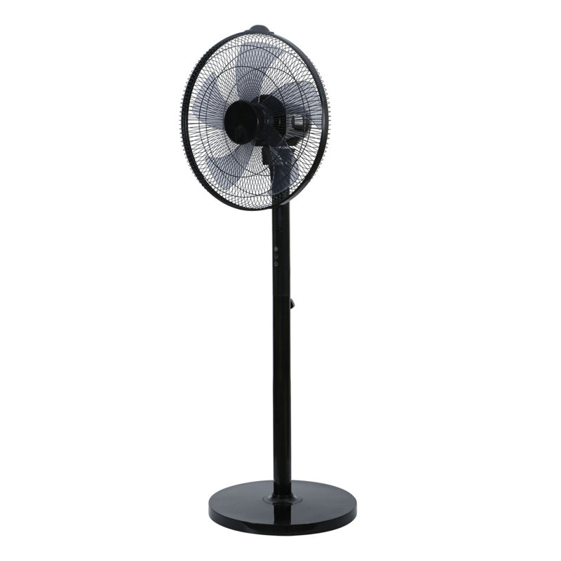 16" Oscillating Standing Floor Fan with Remote Control Timer Adjustable Tilt 12 Speeds Setting