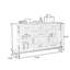 Buffet en bois manufacturé et brun noisette-1088056880
