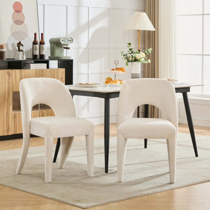 Chaises de salle à manger, Crème