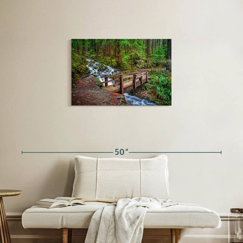 Alvord Old Olympic Forest Bridge, 20" H x 30" W
