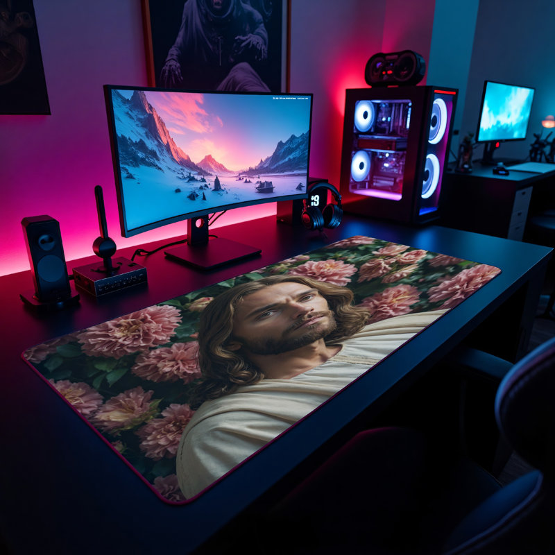 Polyester Desk Pad, 23.6x13.8