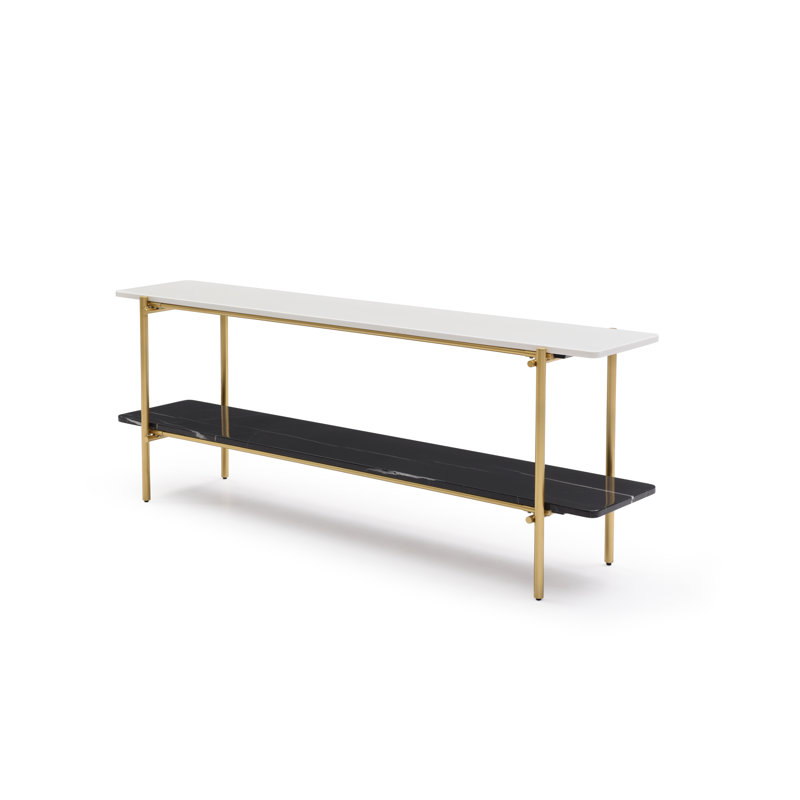 Lynk 72'' Marble Top Console Table