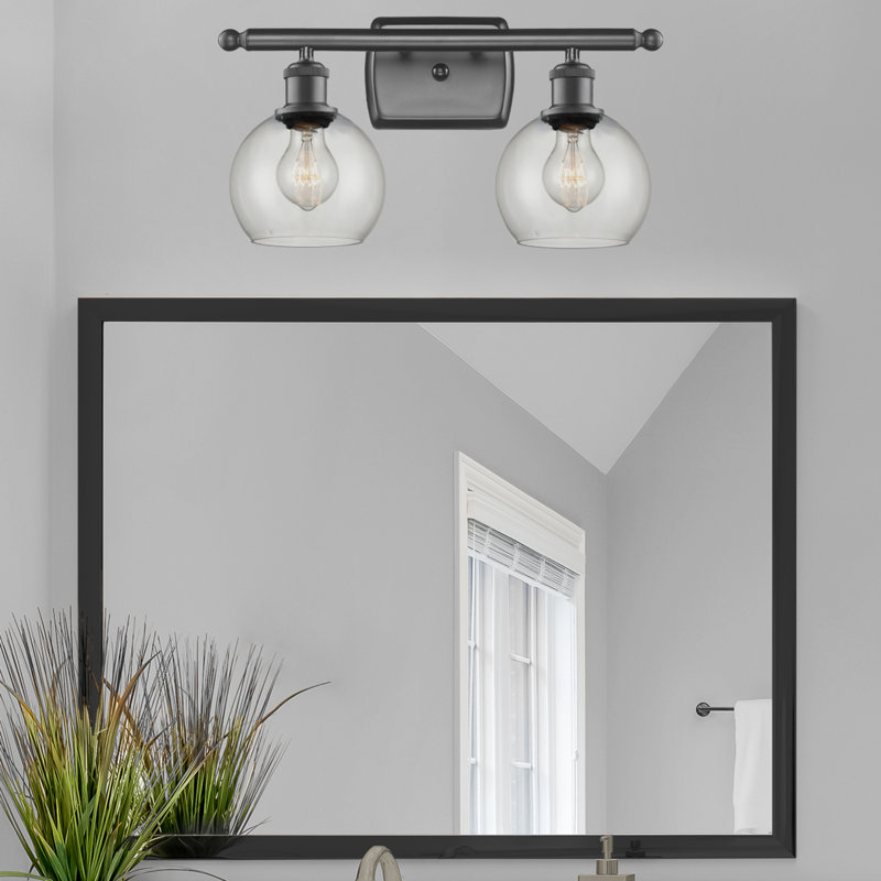 Almatine 2 - Light Vanity Light, Incandescent, Clear, Oil Rubbed Bronze
