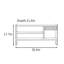 Banc de rangement pour chaussures 35,4 po