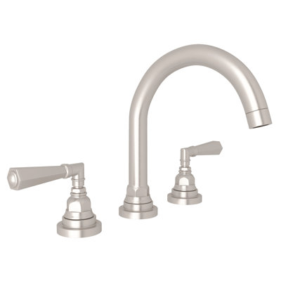 San Giovanni Widespread Lavatory Faucet With C-Spout