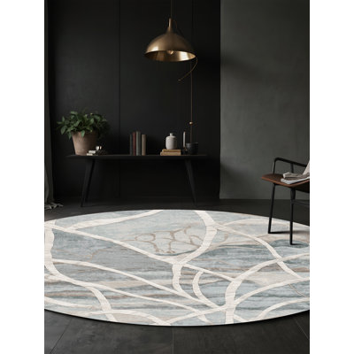 Tapis gris lavable à la machine