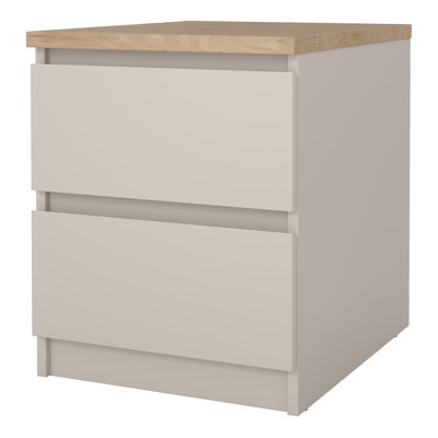 Bertraut 40.4cm W Plywood / Laminate Board Bedside Table