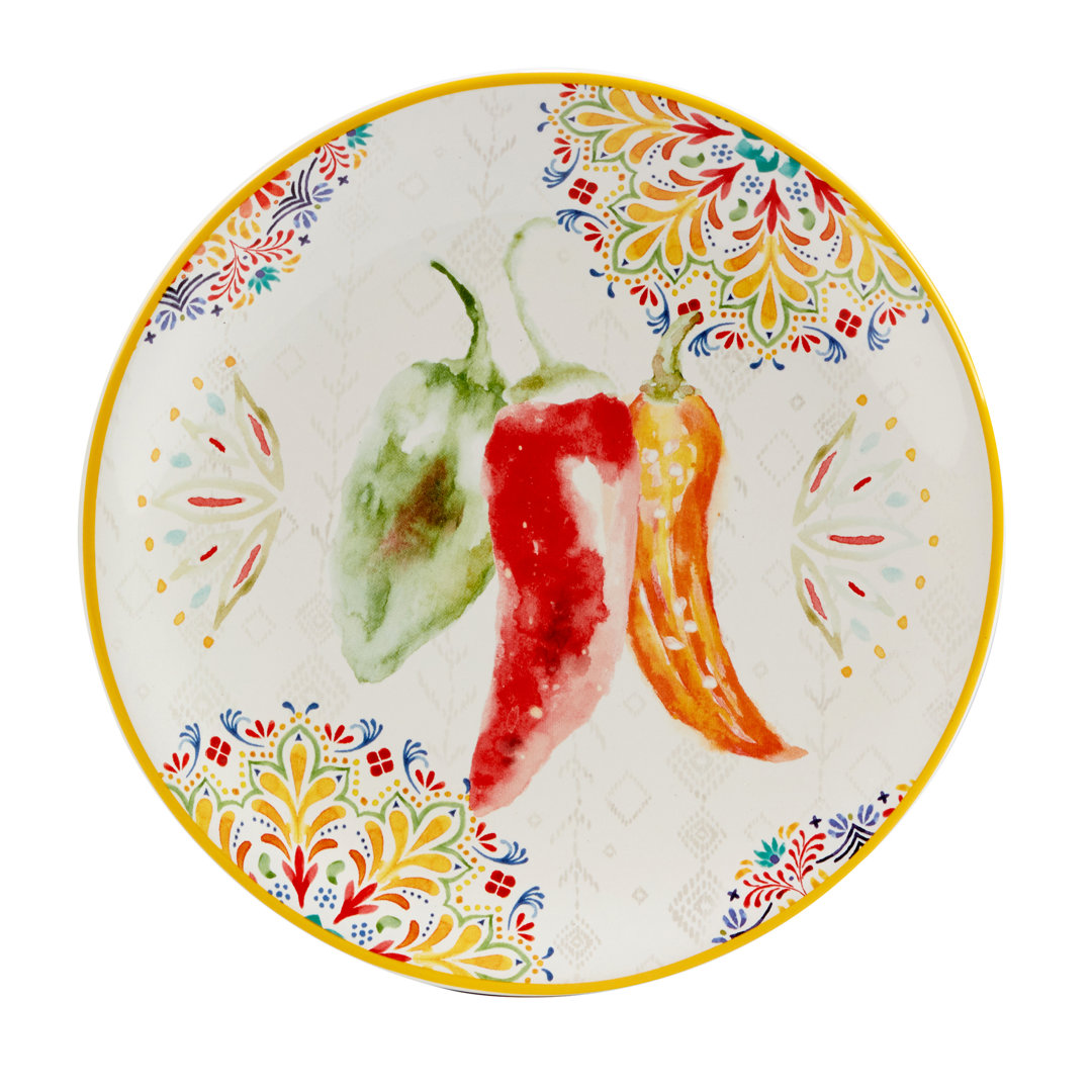 Certified International Sweet & Spicy Set Of 4 Salad Plate Certified International