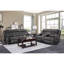 Ensemble de salon double inclinable gris Chistine Hill