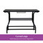Table de bar rectangulaire E-Coating