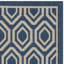 Tapis d'intérieur / extérieur à motif géométrique Deedrick-23234344
