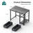 Computer Desk With Storage Drawers, Small Office Desk Modern Simple Study Writing Table For Home Bedroom, Spacious 40X24 Desktop With 2-Tier Drawer, Black